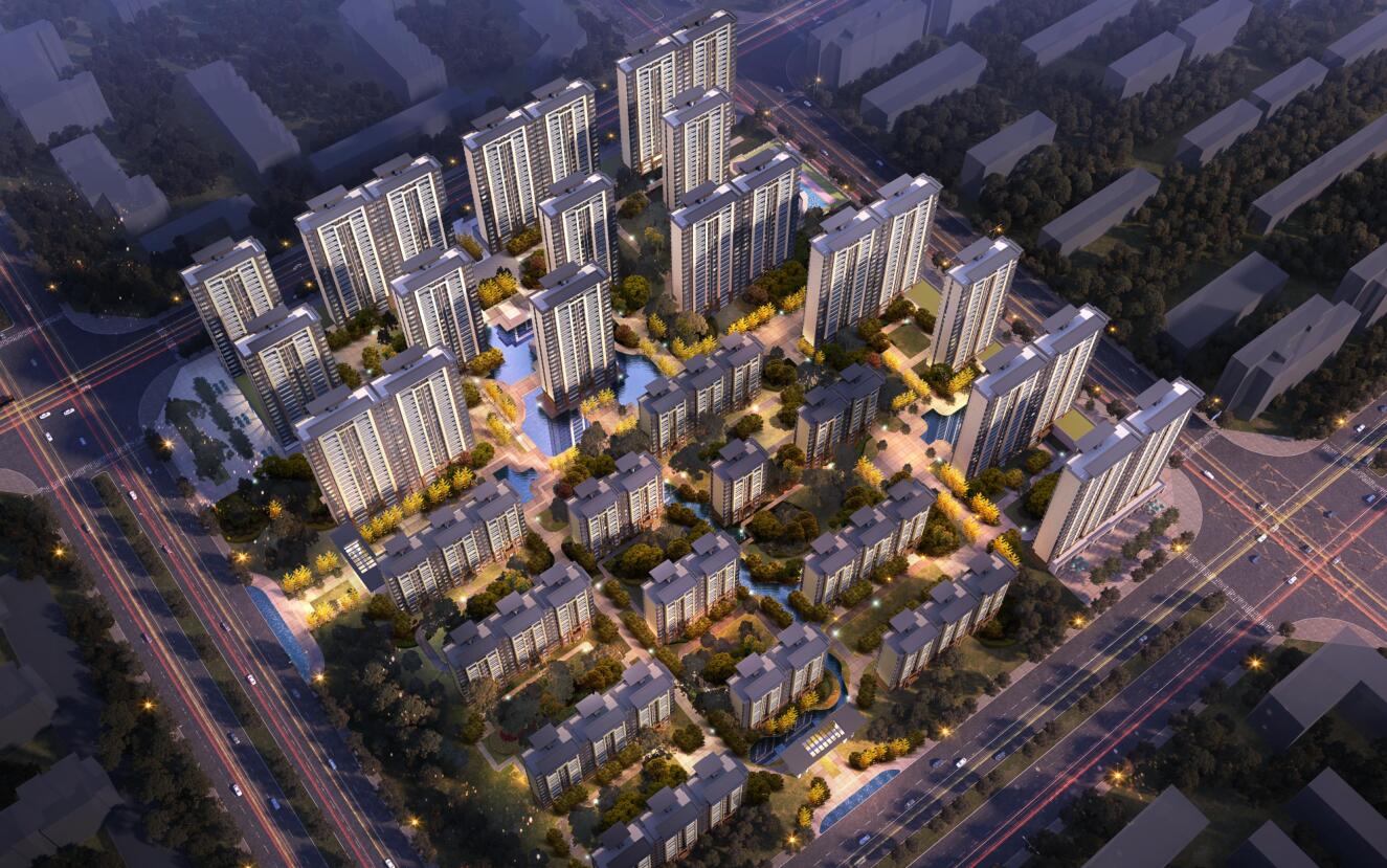 [陕西]西安近郊宜居大盘高层-洋房建筑方案